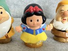 Fisher-price Little People Disney Snow White Seven Dwarfs Figure Lot No Dopey 