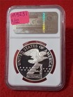 1988-p Silver  young Astronauts  Ngc Pf 69 38mm Astronaut W  U s  Flag   mf-5231