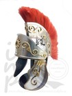 Knight King Medieval   Gothic Helmet Red Plum Roman Trojan Reenactment Sca Larp