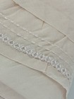 Nwt Pottery Barn Kids Sadie Ruffle Organic Crib Skirt Blush Pink Embroidered