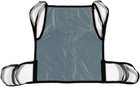 One Piece Patient Lift Sling With Positioning Strap  Comfy Polyester Mesh Fab   