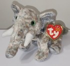 Ty Beanie Baby - Pounds The Elephant  7 Inch  New Mwmts Plush Stuffed Animal Toy