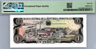 Dominican Republic 1 Peso 1978 Pmg 66 Epq Gem Unc Pick   116cs4