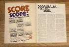 Vtg 1976 Score Baja 1000 Official Race Program Mexico Off-road Racing Rare Htf
