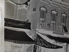 Antique Glass Negative Photo Ashtabula Ohio Street Fair Patriotic American Flags