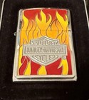 Zippo Harley Davidson Flames Lighter  3d Panel  Click Club  Bar   Shield  Mint