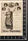 1917 Victor Talking Machine Caruso Opera Camden Nj Antique Print Ad