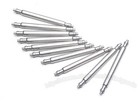 10 Pcs Semiheavy 1 8mm Stair Double Flange Stainless Steel Watch Spring Bar Pin 