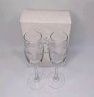 Hallmark Wedding Toasting Glasses Bride   Groom Designed Glasses
