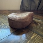 Vintage Wooden Hat Block     Split Crown Mold     Millinery Form 7 1 8 Tf     1925