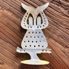 70 s Vintage Earring Stand Owl  Pie Peter Max