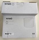 Ikea Nymo 13  Lamp Shade Perforated Black brass New 303 408 28