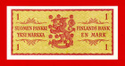 Finland 1 Yksi Markka 1963 Unc Note Suomen Pankki - New Signature  pick-98a 25 