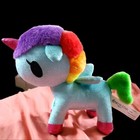 Tokidoki Unicorno Pixie The Rainbow Pegasus  Plush Neon Star Tokidoki Rainbow 7 
