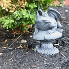 Pacific Trading Toad Gargoyle On Mushroom Indoor Or Outdoor Statue Gothic Decor