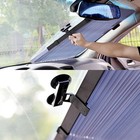 Retractable Foldable Car Sun Shade 18 1x47 2in Front Window Heat Insulation Mat