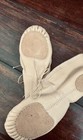 New Nib Capezio Leather Split Sole Ballet Dance Shoes Larger Child Sz 4 5   5 5