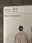 Vintage 1971 Men s Slacks Pants Sewing Pattern Kwik Sew  323    designer    Uncut