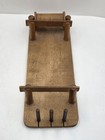 Vtg Wooden Thread Spool Holder Twine Dispenser Weaving Sewing Loom Tool