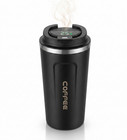 Insulated Travel Coffee Mug Leak-proof Stainless Steel Thermos Car Cup Holder
