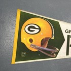 Vintage Green Bay Packers Full Size Pennant 30    Late 1970   s Early 80   s  