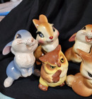 Vtg Disney Evan Shaw American Pottery Bambi 1940s Ceramic 13 Figurine Collection