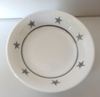 Htf Mayer China Ss United States Line Grey Star Pattern Fruit Dessert Bowls X 7