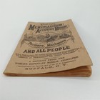 Antique 1920s Dr Pierce s Quack Medicine Advertising Memorandum Account Book