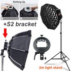Godox Ad200proii 2 4g Ttl Hss Flash Light ad-s11 ad-s2 s15 softbox s2 stand Kit