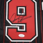 Dennis Rodman Autographed Chicago Bulls  black Pinstripe  91  Custom Jersey - Js