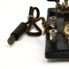 Vibroplex Original Bug   Case Sn 97581 Black  Finish Damper D-3 Name Plt
