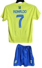 Ronaldo  7 Soccer Youth Set  Yellow blue  Sizes Xsmall-2xlarge