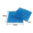 100 Pcs Aquarium Bio Sponge Foam Filter Pads For Fish Tank Filters
