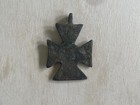 Byzantine Cross Pendant W  The Five Wounds Of Christ  11th Century Bronze