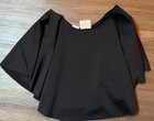 Capezio Ballet Skirt Med Pullup Skirt Sleek Lines Girl ladies Black