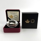 2017 Canada  25 Football-shaped Curved Pure Silver Coin