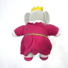Vintage Eden Queen Celeste Babar The Elephant Pink Dress Stuffed Animal Plush
