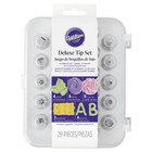 Wilton Deluxe Decorating Tip Set  29-piece  Stainless Steel And Plastic