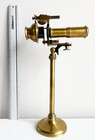 Antique Brass Microscope   Telescope Sold As-is