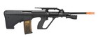 Army Armament Polymer Aug Civilian Aeg Airsoft Rifle W  Top Rail  black 