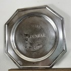 Vtg Kgo Radio Sf Jim Dunbar 25 Years Landes Ashtray Plate Engraved Octagonal