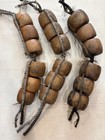 6 Authentic Used Fishing Floats On Rope Nautical Decor - Colors Vary