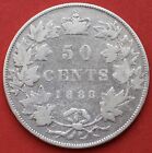 1888 Canada 50 Cents Obverse 3 - Vg - Lot 11075