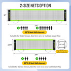 Outdoor Volleyball   Badminton Combo Net Set For Backyard  Beach With 2 Nets  Ad
