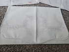Table Runner Needle Work Lot White Handmade Ready To Sew Qty 4 Butterfly Flowers