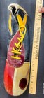 Vintage Handmade Circus Clown Show Funny Leather Footwear Red Yellow Antique