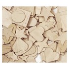 Street Wood Shapes  Natural Colored  Assorted Shapes  0 5  To 2 
