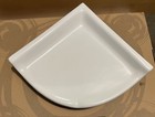 Fired Earth Ceramics Luxury Stone White Heavy Duty Small White Corner Shelf