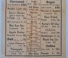 Broadside Ca  1910 Thanksgiving Sale At Banta s North End Grocery Lewisburg Ohio