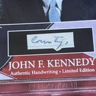 John F Kennedy Handwritten Word Country From A Autograph Signed Beckett  G2u